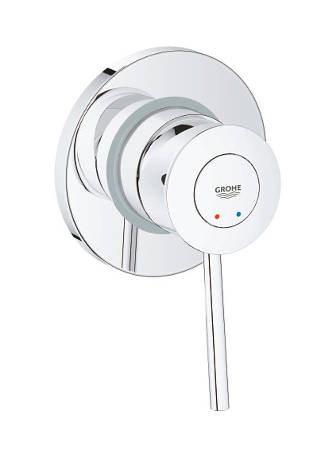 Grohe Bau Classic Single-Lever Shower Mixer Silver 144x105mm - Image 1