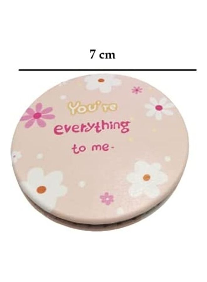Generic Nice Flamingo Compact Makeup Double Sided Mirror Multicolour - Image 3