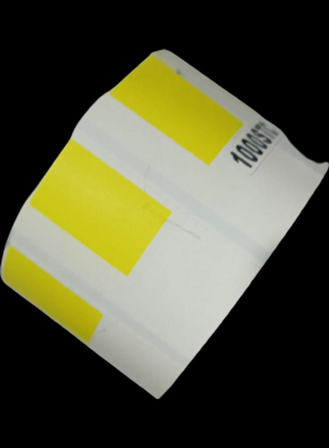 POSTECH 2-Piece TTR Shelf Label Yellow/White - Image 1