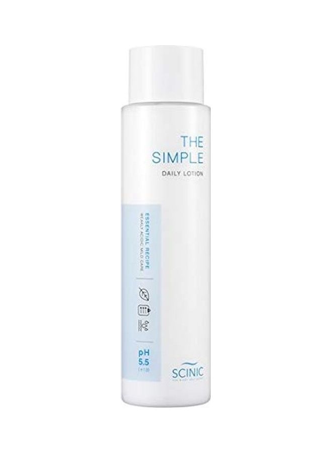 SCINIC The Simple Daily Lotion White 145ml - Image 1