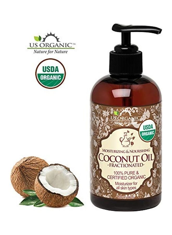 US Organic Coconut Body Oil Clear - Image 3