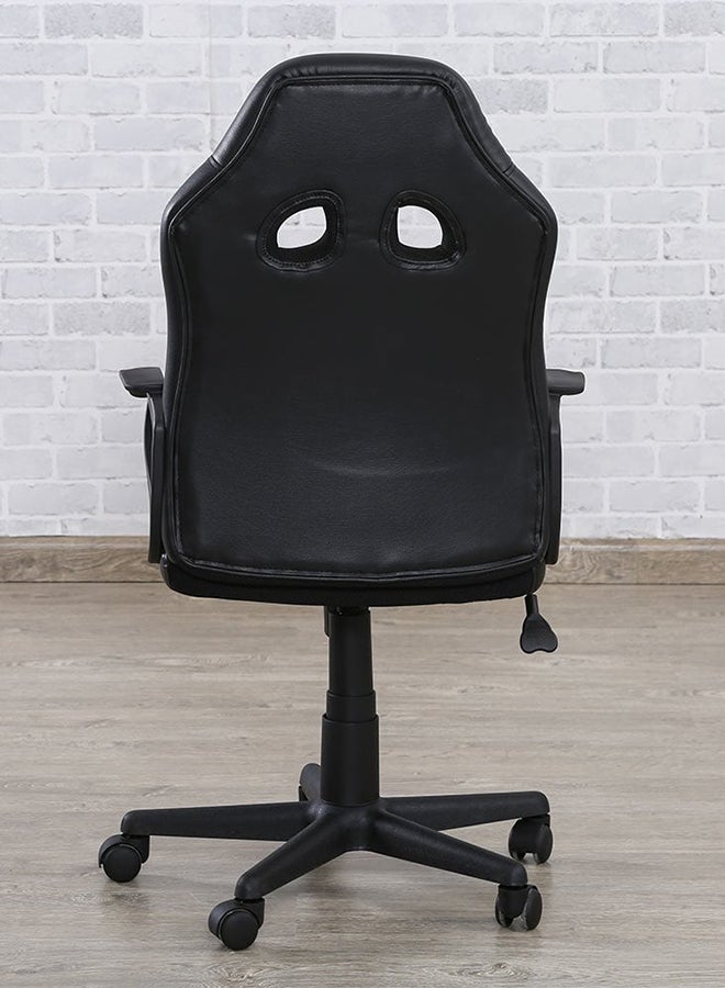Pan Home Tozzby Gaming Chair Black/Silver 60x55x110cm - Image 3