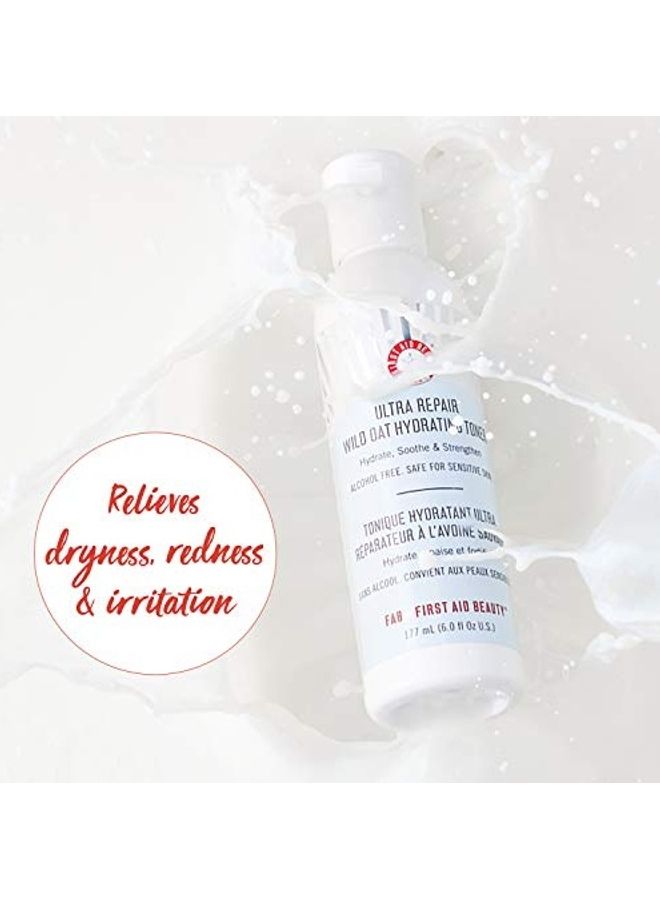 First Aid Beauty Ultra Repair Wild Oat Hydrating Toner White 177ml - Image 3
