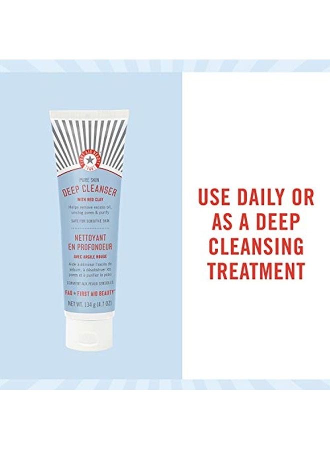 Pure Skin Deep Cleanser With Red Clay Clear