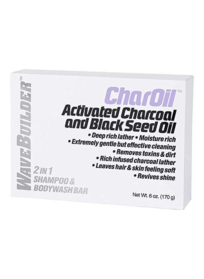 Wavebuilder Charoil 2 In 1 Shampoo and Body Wash Bar Black - Image 1