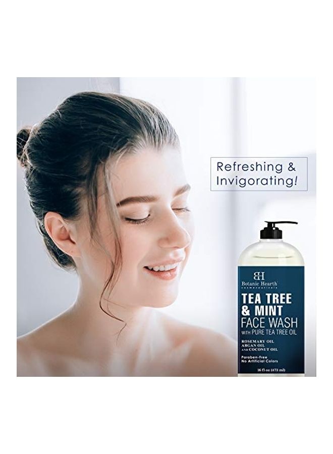 بوتانيك هيرث غسول للوجه بخلاصة شجرة الشاي والنعناع شفاف - Image 1