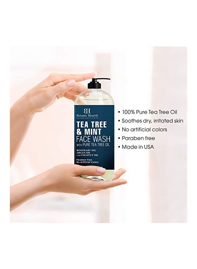 بوتانيك هيرث غسول للوجه بخلاصة شجرة الشاي والنعناع شفاف - Image 2