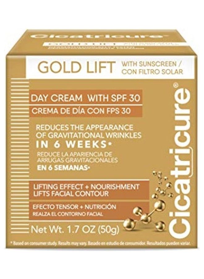 CICATRICURE Gold Lift Day Cream With SPF 30 White - Image 1
