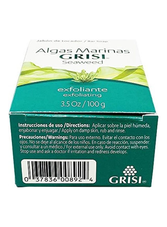 جريسي Seaweed Algas Marina Bar Soap Green 125grams - Image 4