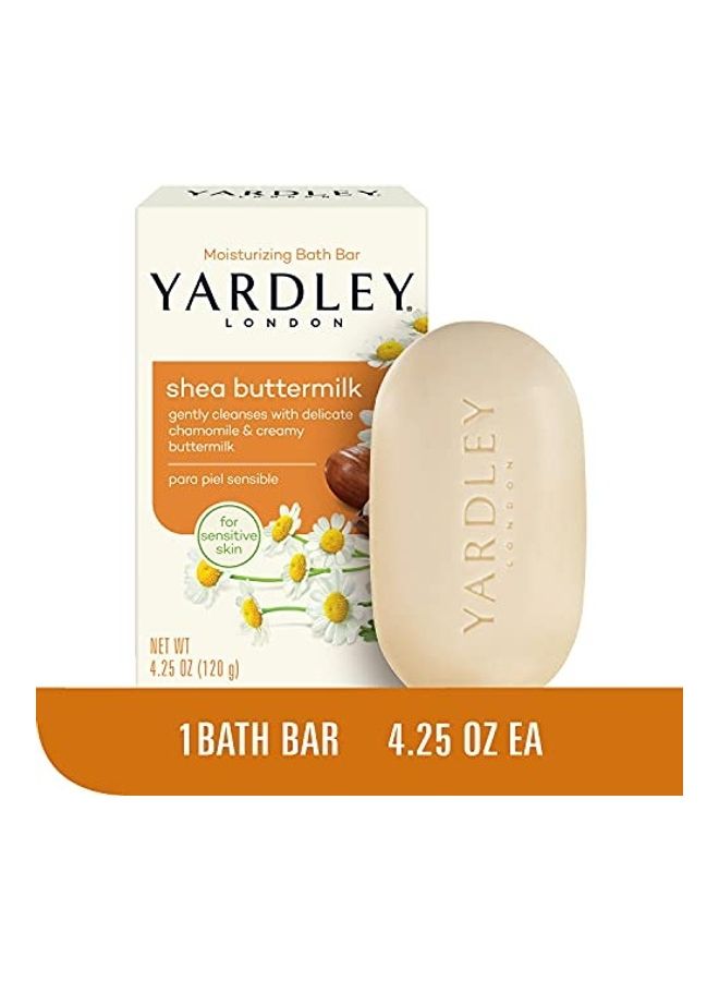 ياردلي قالب استحمام مرطب طبيعي بزبدة الشيا للبشرة الحساسة بيج 120جرام - Image 2