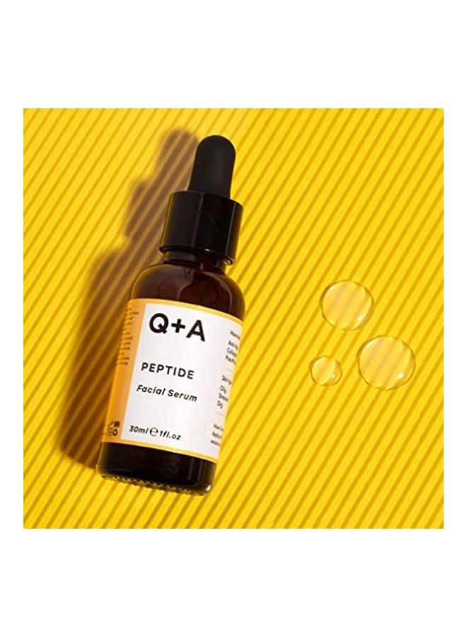 كيو+إيه سيروم الوجه بالببتيد لون شفاف 30ملليلتر - Image 3