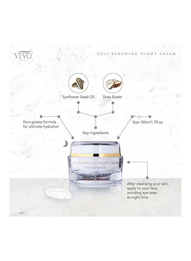 Vivo Per Lei Cell Renewal Night Cream Clear 50ml - Image 2