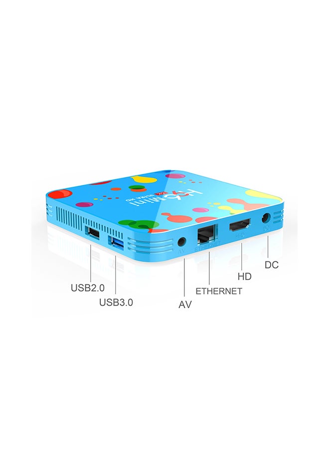 Wownect - H96 Mini H6 Android TV Box ANTV-WO-H96MH6-4-32 Blue - Image 1