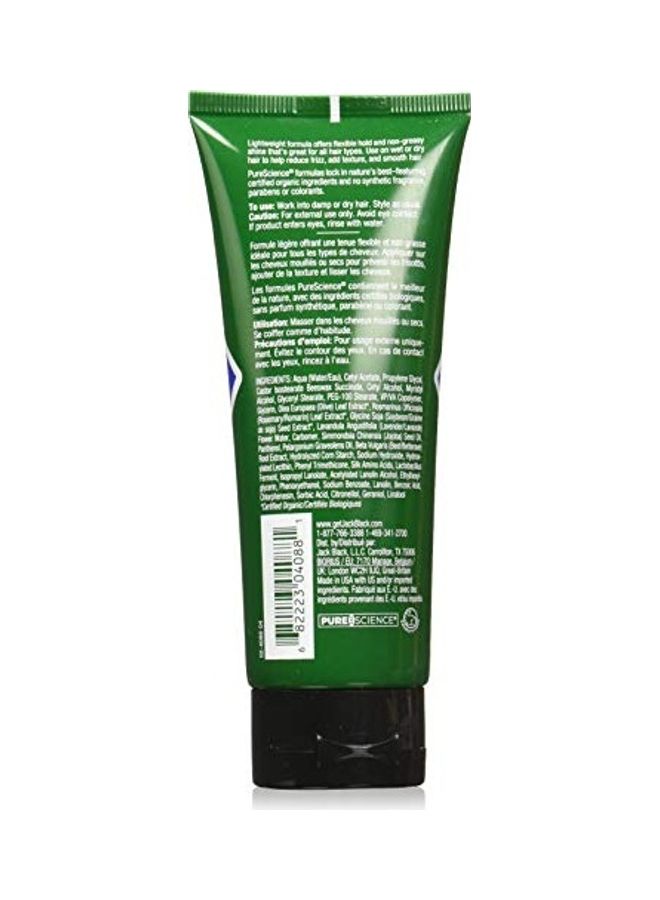 Jack Black Sleek Finish Texture Cream - Anti-Frizz, Flexible Hold Non-Greasy Formula White - Image 2
