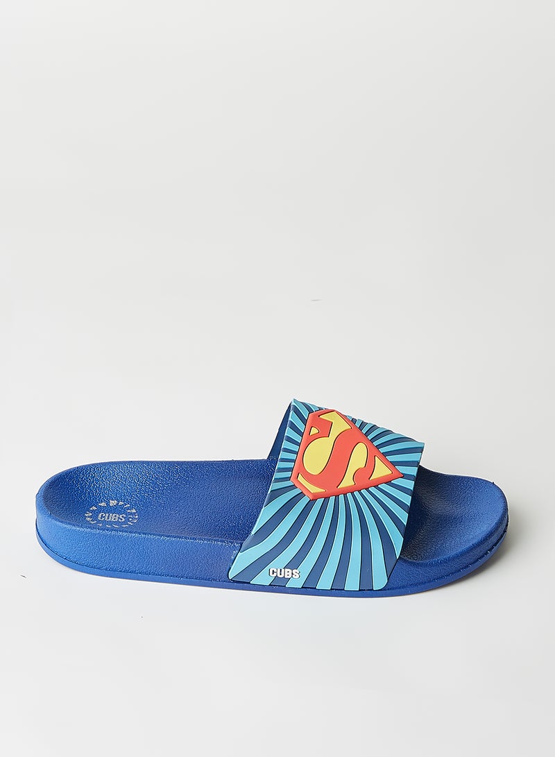 CUBS - Teen Superman Slides Blue - Image 1