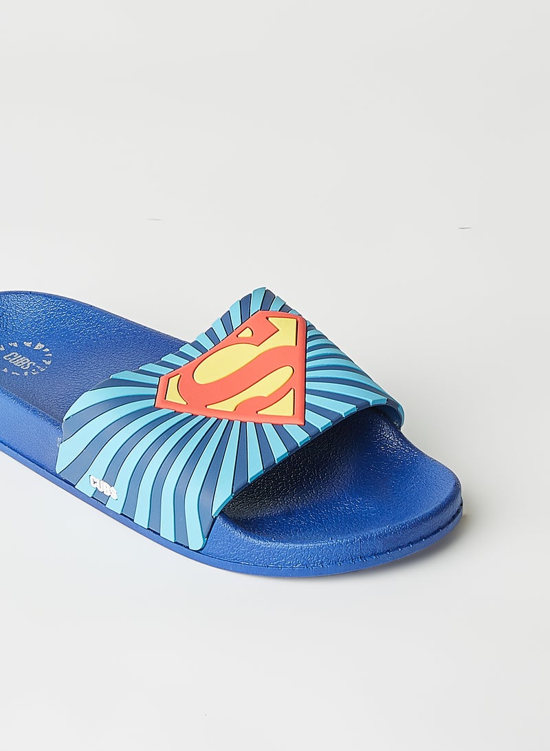 CUBS - Teen Superman Slides Blue - Image 1