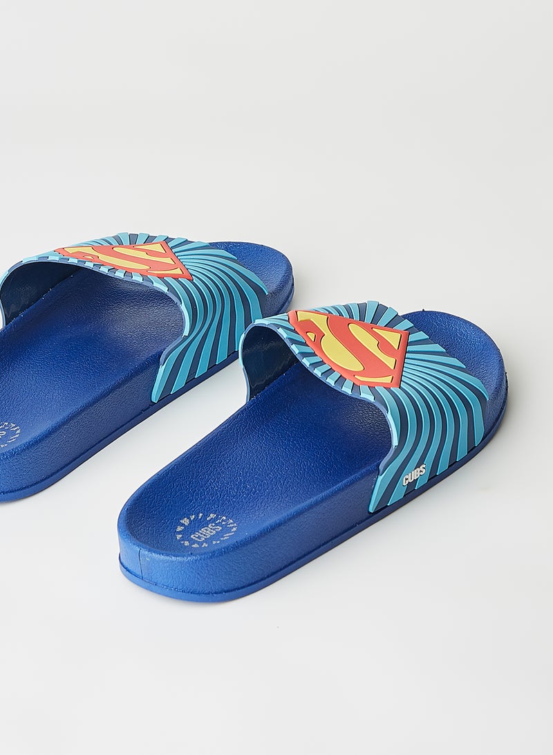CUBS - Teen Superman Slides Blue - Image 1