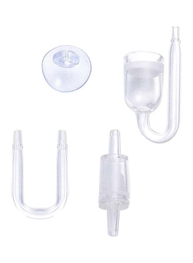 Fish Tank Tool DIY CO2 Generator Set Of 4 Clear 6cm - Image 1