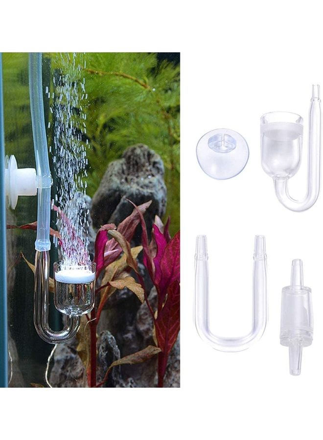 Fish Tank Tool DIY CO2 Generator Set Of 4 Clear 6cm - Image 5
