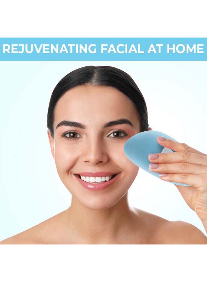 Nykaa CleanTouch Facial Cleansing Brush Blue Blue - Image 2