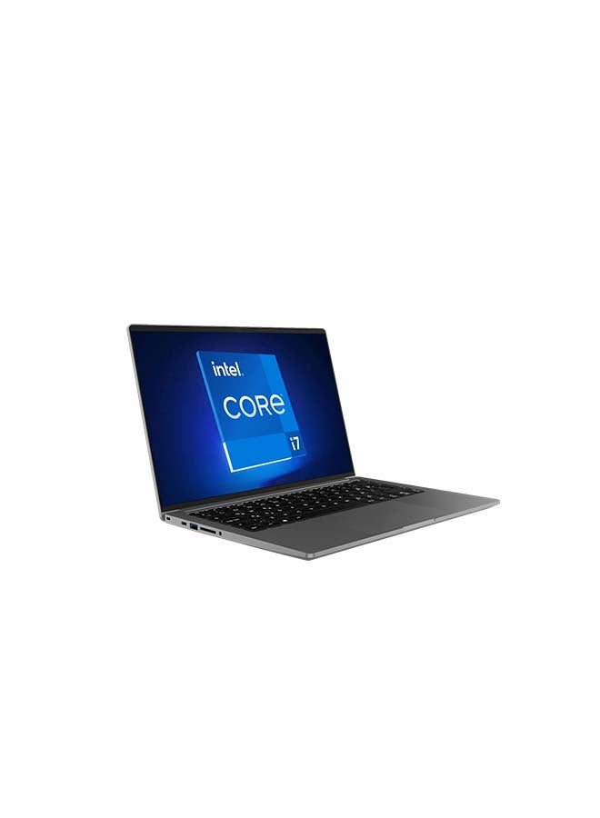 Monster - Huma H4 V4.1.1 Laptop With 14-Inch Full HD Display, 11th Gen Core i7 1165G7 Processer/32GB RAM/1TB SSD/Intel Xe Graphics/Windows 10 /International Version/ English/Arabic Gray - Image 1