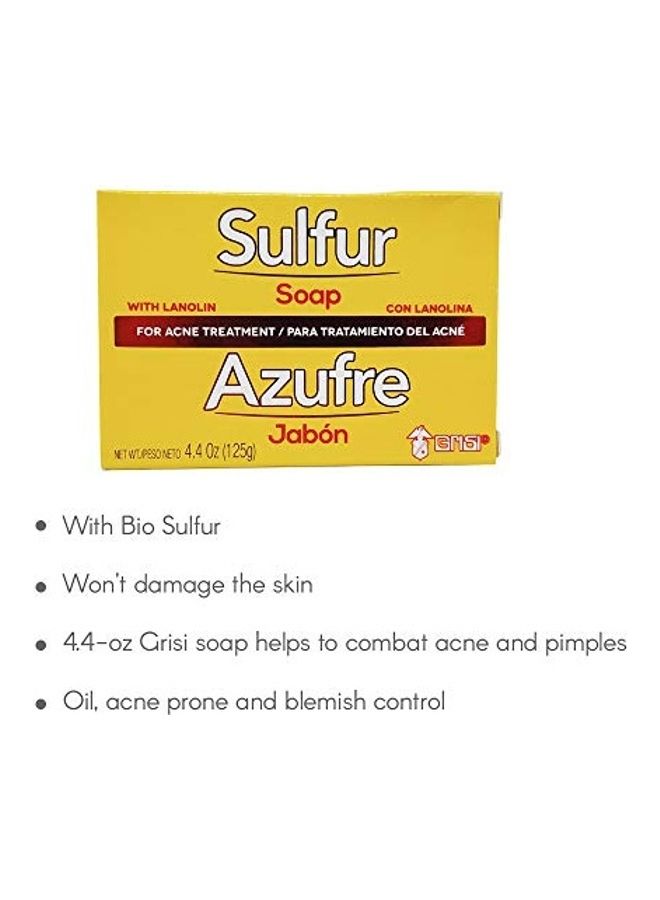 2-Pack Bio Sulfur Soap Set with Lanolin Yellow