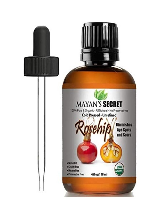 Mayan's Secret Cold Pressed Unrefined Rosehip Seed Oil Clear 118ml  - Image 1