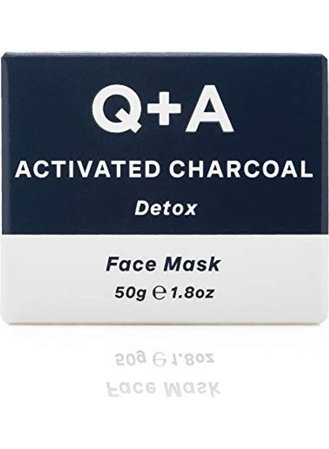 كيو+إيه ماسك للوجه بالفحم المنشط لإزالة السموم رمادي 50جرام - Image 3
