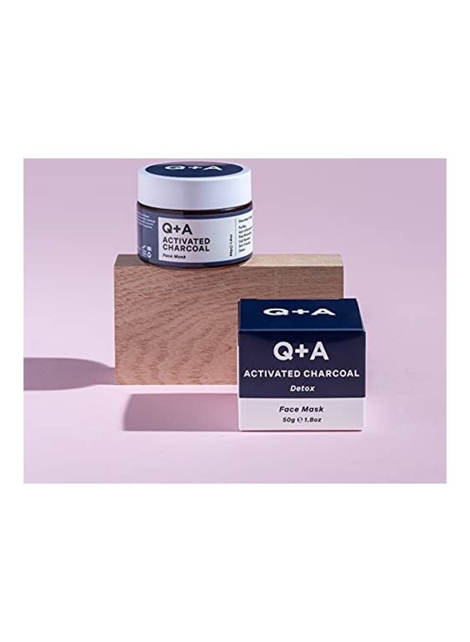 كيو+إيه ماسك للوجه بالفحم المنشط لإزالة السموم رمادي 50جرام - Image 4