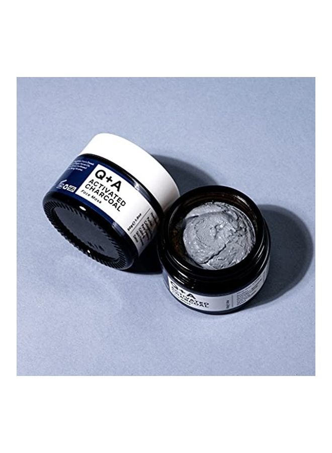 كيو+إيه ماسك للوجه بالفحم المنشط لإزالة السموم رمادي 50جرام - Image 5