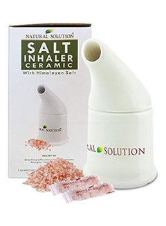 Pink Himalayan Salt Inhaler With 2 Refills Multicolour 6.7X2.95X2.95inch