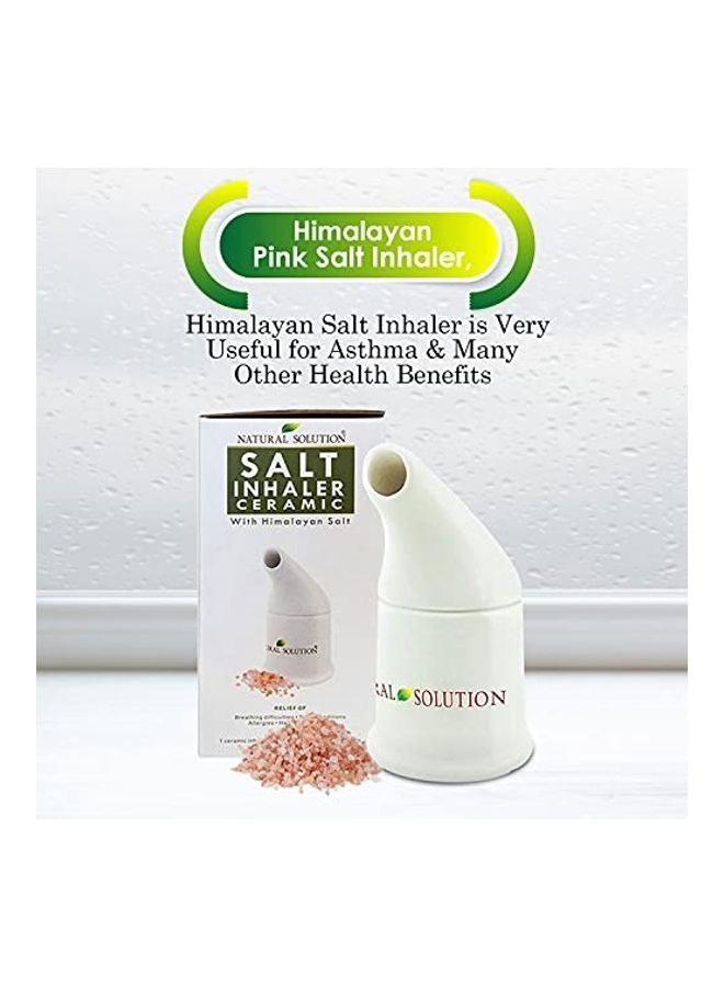 Natural Solution - Pink Himalayan Salt Inhaler With 2 Refills Multicolour 6.7X2.95X2.95inch - Image 1