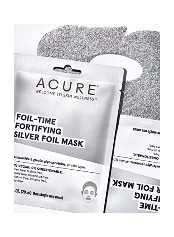 Acure Foil-Time Fortifying Mask Silver 20ml  - Image 1