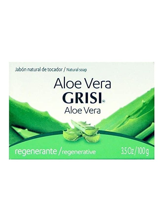 Grisi Aloe Vera Hydrating Soap Bar Pack of 3 Green - Image 2