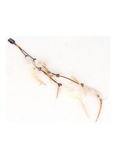 Suoirblss Boho Feather Crown Elastic Gypsy Festival Headband Multicolour  - Image 4