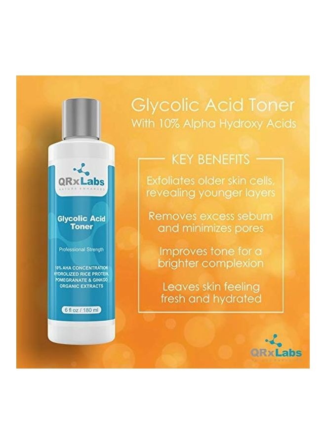 QRxLabs Glycolic Acid Toner Clear 180ml - Image 1