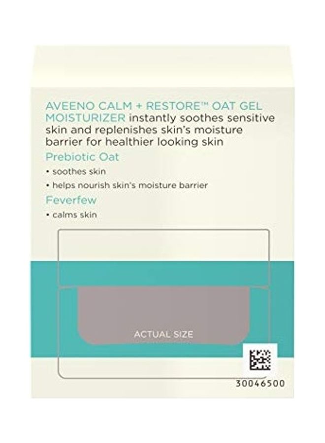 Aveeno Calm and Restore Oat Gel Facial Moisturizer for Sensitive Skin White - Image 5