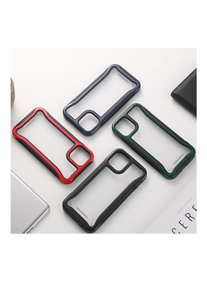 ROCKROSE TPU + Matt Back Anti Shock Case
 For iPhone 11 Pro Max Black-Green - Image 2