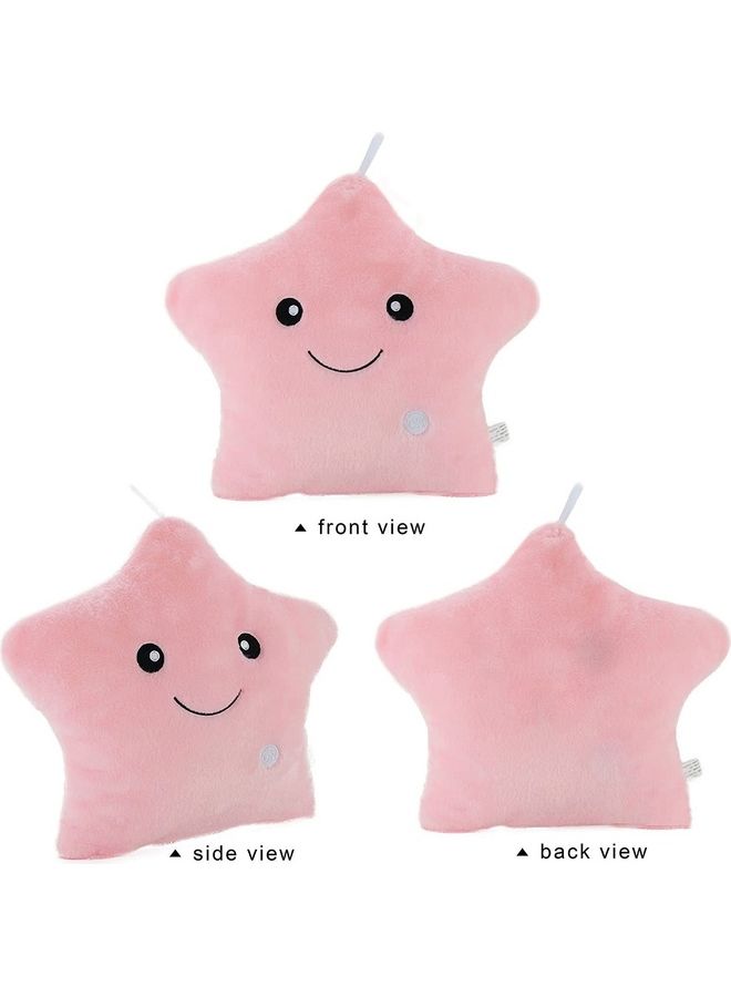 Salla - Luminous LED Plush Star Cushion 37x39cm - Image 1