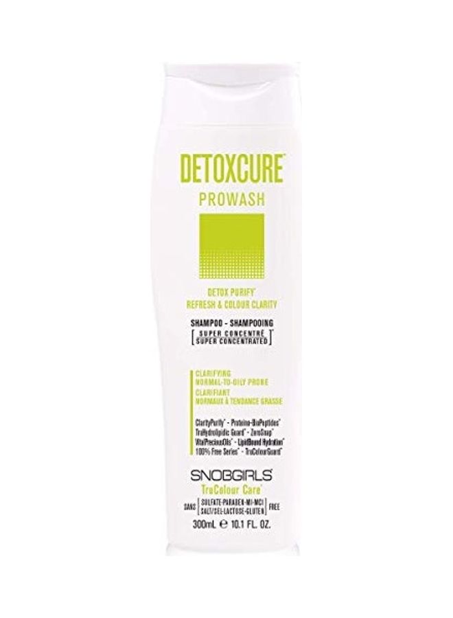 SNOBGIRLS Detox Shampoo for Normal-to-Oily Prone Hair White 300ml  - Image 1