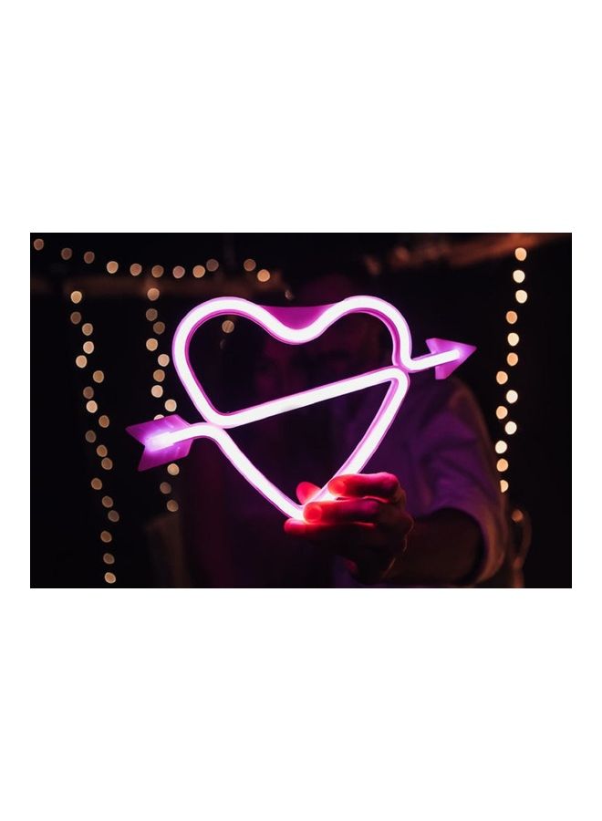 Salla Cupid Love Sign Neon Heart LED Pink 29 X 18cm - Image 5