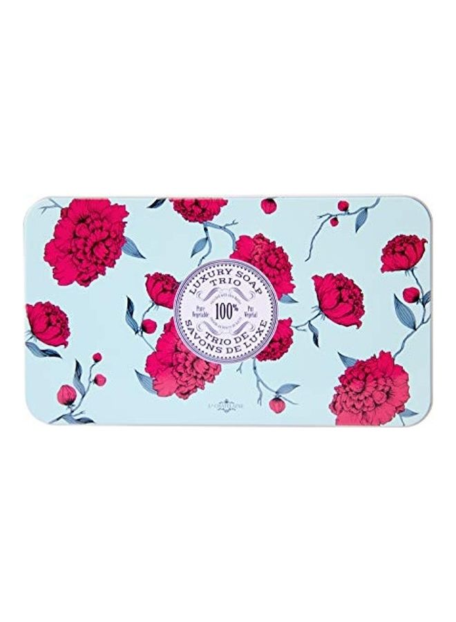 لا شاتلين 3-Piece Coconut Milk, Shea And Sweet Almond Luxury Bar Soap Set White 200grams - Image 2