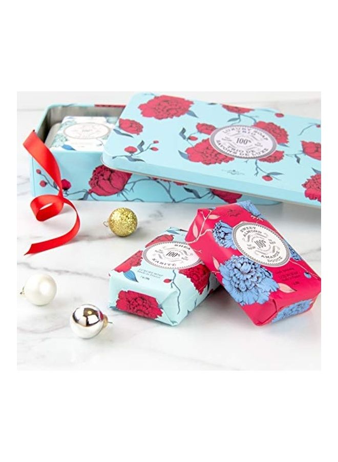 لا شاتلين 3-Piece Coconut Milk, Shea And Sweet Almond Luxury Bar Soap Set White 200grams - Image 4