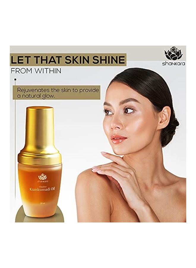 Shankara Timeless Kumkumadi Oil Clear 18ml - Image 3