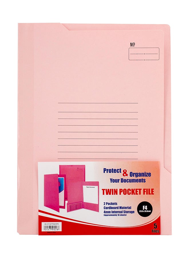 مجموعة من 5 ملفات جيبية مزدوجة - Image 1