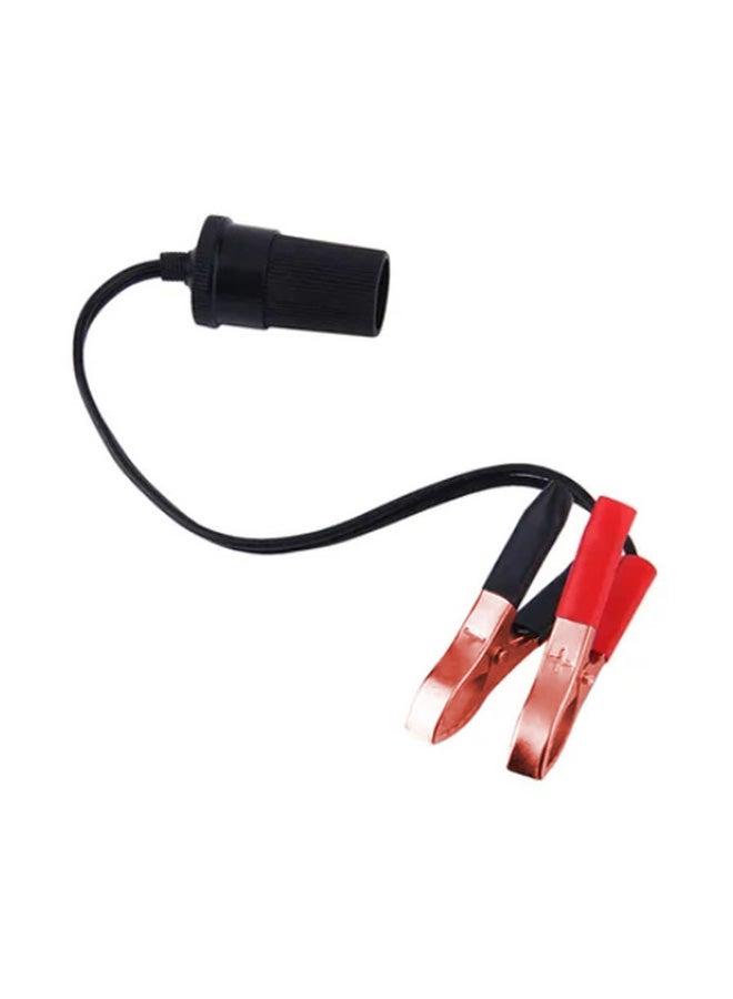Generic Car Battery Terminal Clip-on Power Socket Adapter  - Image 1