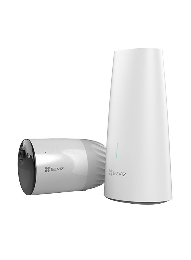 EZVIZ - Ezviz BC1-B1 Wireless Home Security Camera With 365 Days Battery Life White - Image 1