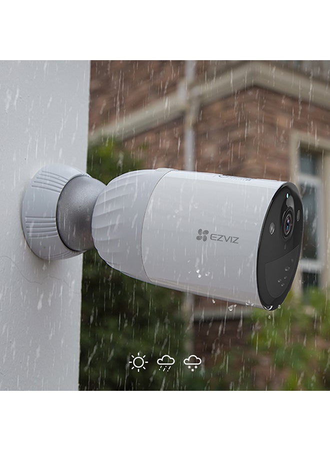 EZVIZ - Ezviz BC1-B1 Wireless Home Security Camera With 365 Days Battery Life White - Image 1