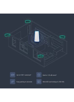 EZVIZ 3-Piece Wireless Home Security Camera With 365 Days Battery Life White  - Image 4