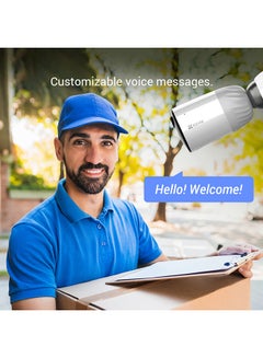 EZVIZ 3-Piece Wireless Home Security Camera With 365 Days Battery Life White  - Image 3